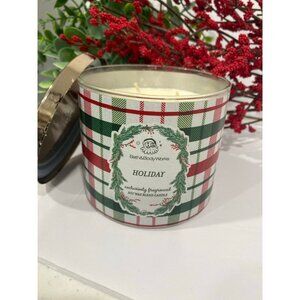 Bath & Body Works “Holiday” New 3 Wick Candle